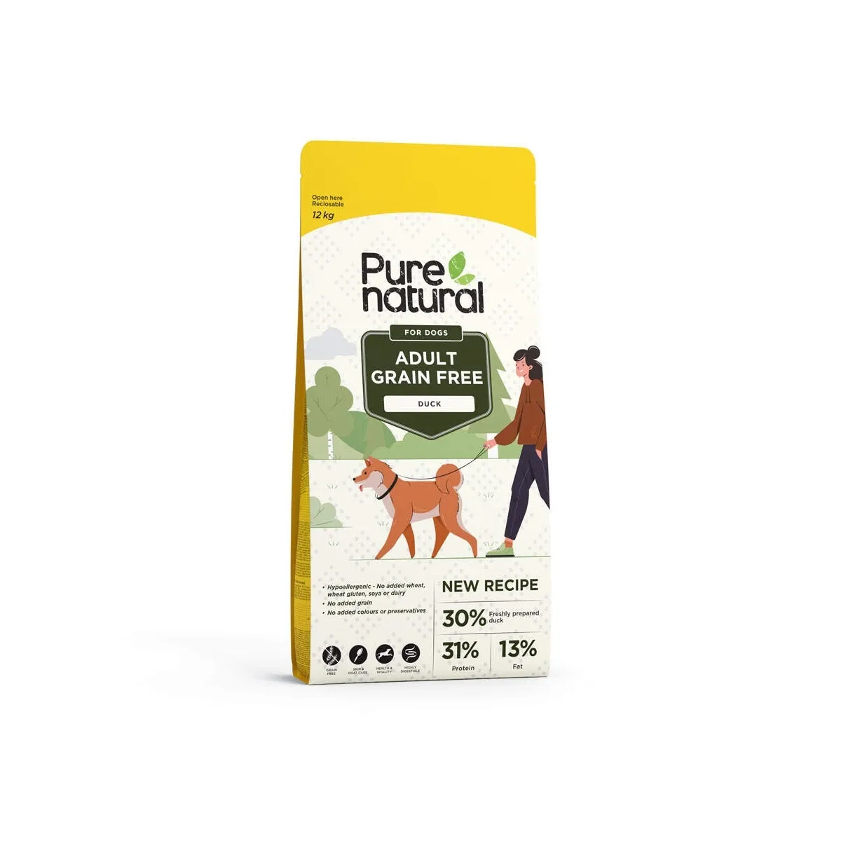 PURENATURAL KOERA TÄISSÖÖT TERAVILJAVABA PART 12KG* - Изображение товара 1