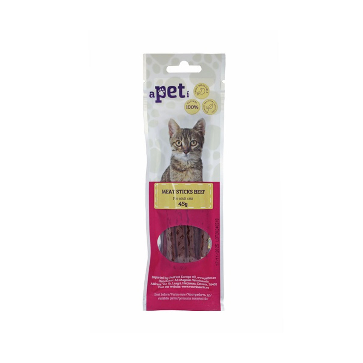 APETI KASSI MAIUS VEISELIHA PULGAD 45G - Изображение товара