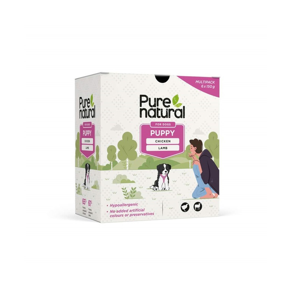 PURENATURAL KUTSIKA EINEKOTIKE MULTIPAKK 150G N6* - Изображение товара