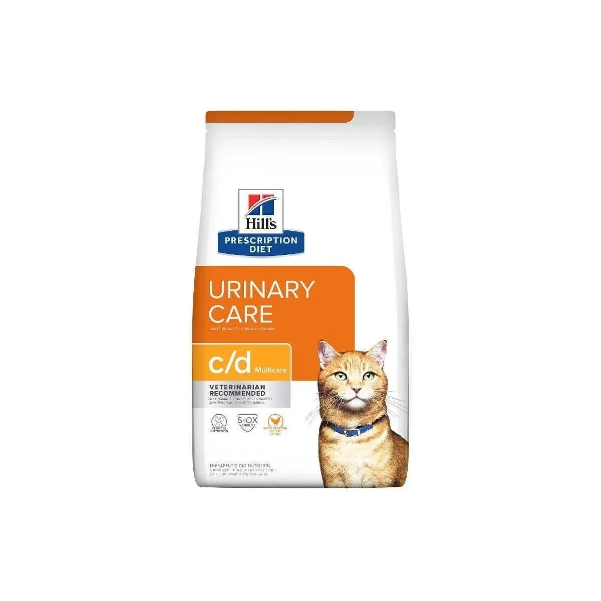 Hills PD C/D Feline Adult - сухой корм для кошек, курица, 400 г - Изображение товара