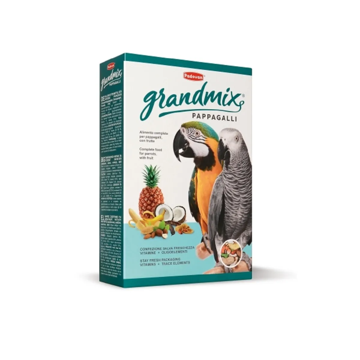Padovan GrandMix Pappagalli корм для крупных попугаев, 600 г - Изображение товара