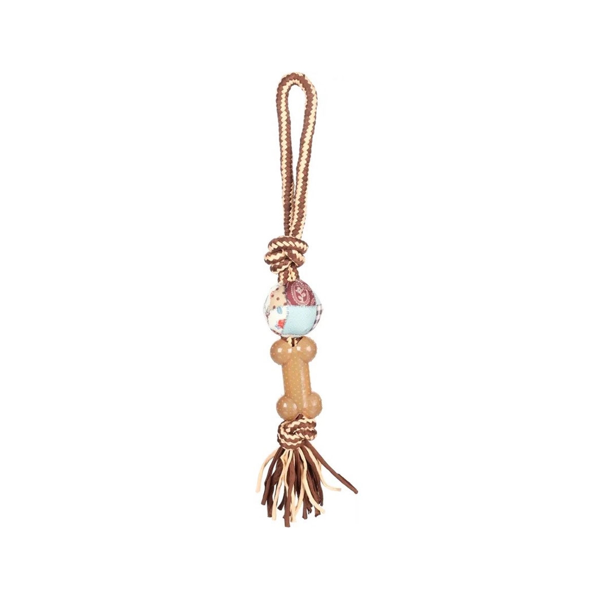 FLAMINGO DOG TOY ROPE WITH ACCESSORIES 40CM # - Изображение товара