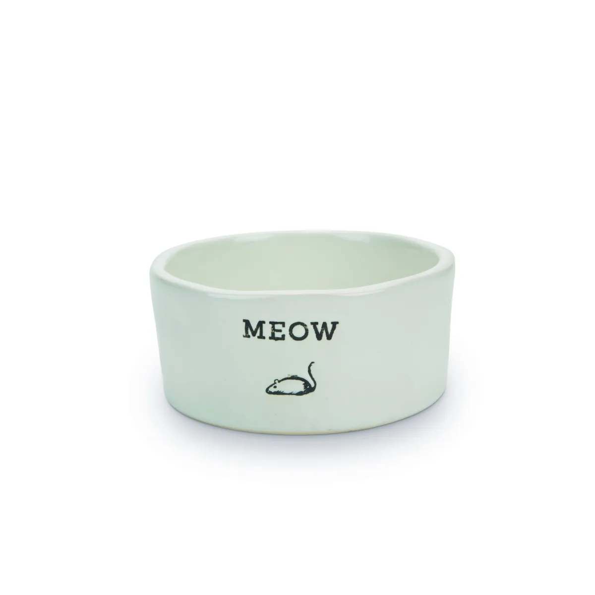 Beeztees Meow керамическая миска для кошек, 11,5Х4 см, белая - Изображение товара