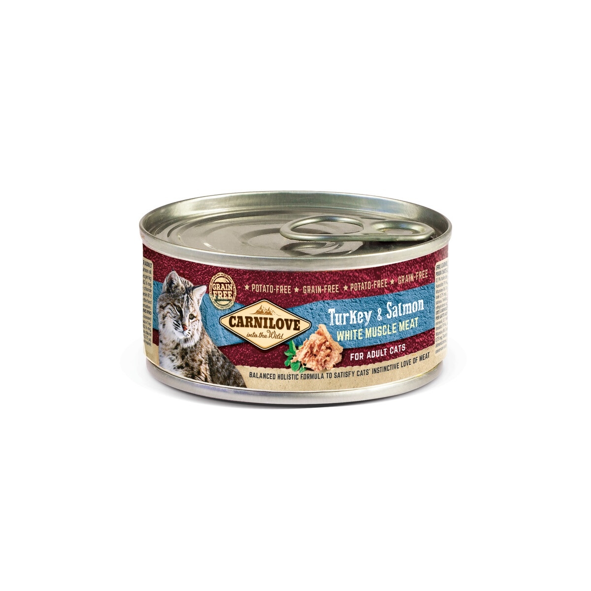 CARNILOVE KASSI KONSERV KALKUN/LÕHE 100G* - Изображение товара