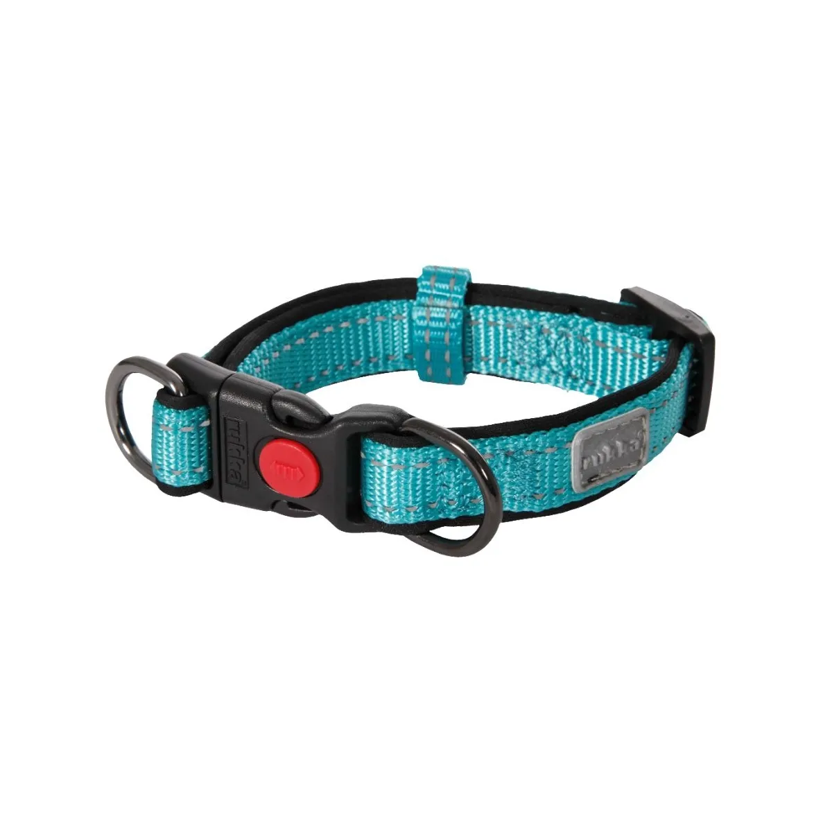 Rukka Solid ошейник, 25мм/30-40см, бирюзовый - Изображение товара