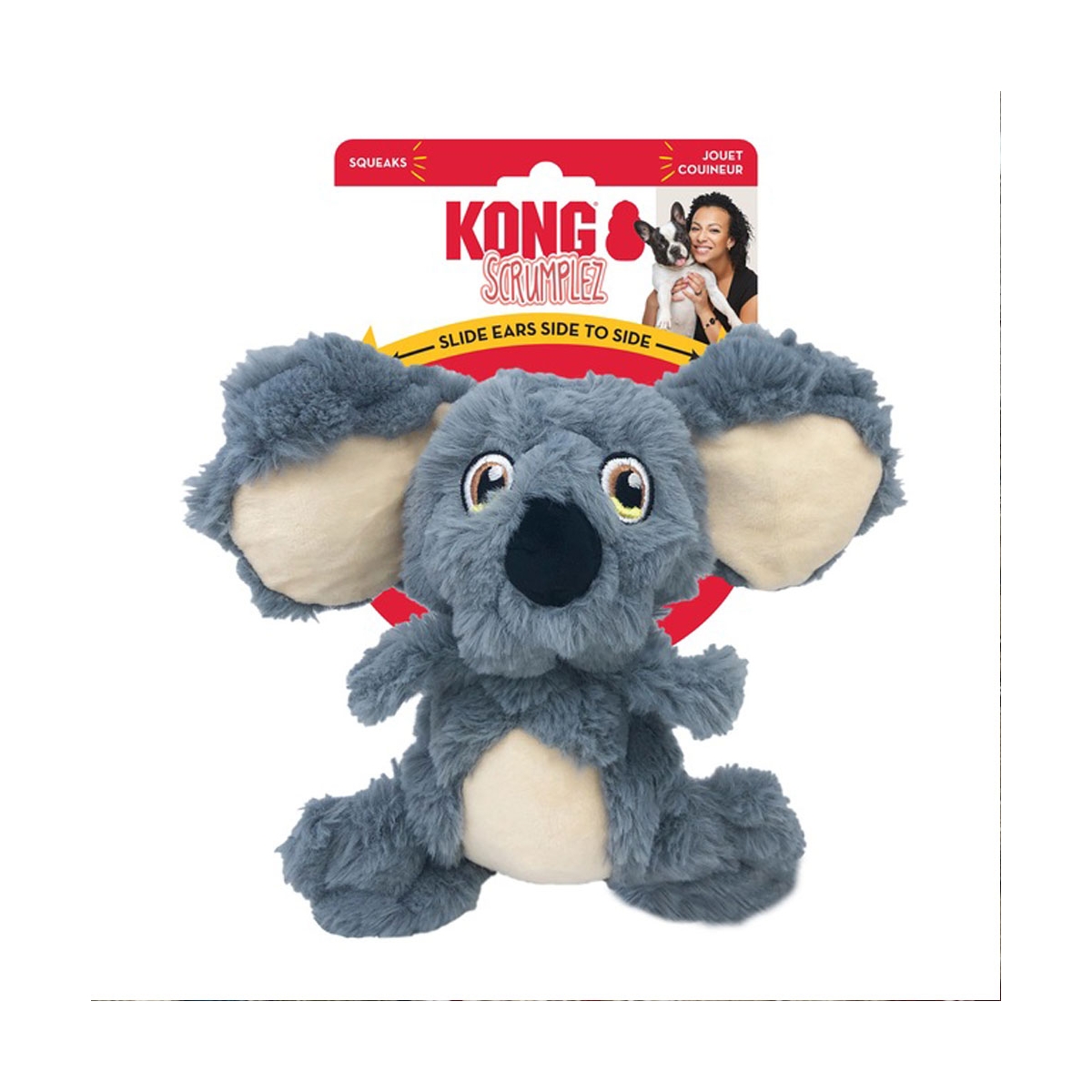 KONG SCRUMPLEZ KOALA KOERA MÄNGUASI M - Изображение товара