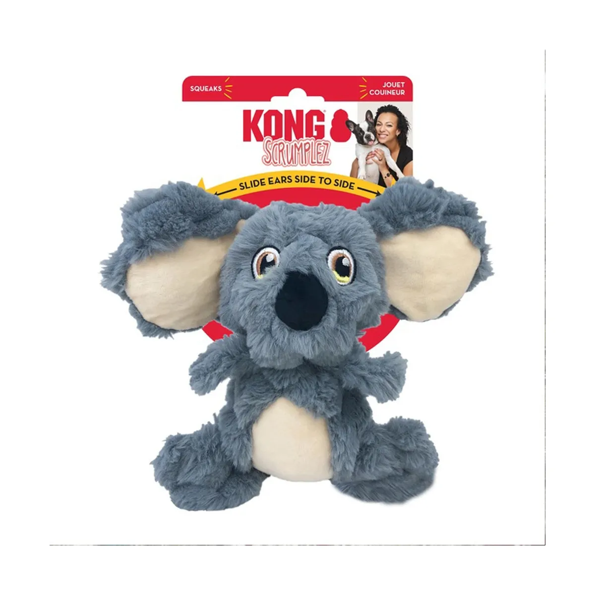 KONG SCRUMPLEZ KOALA KOERA MÄNGUASI M - Изображение товара