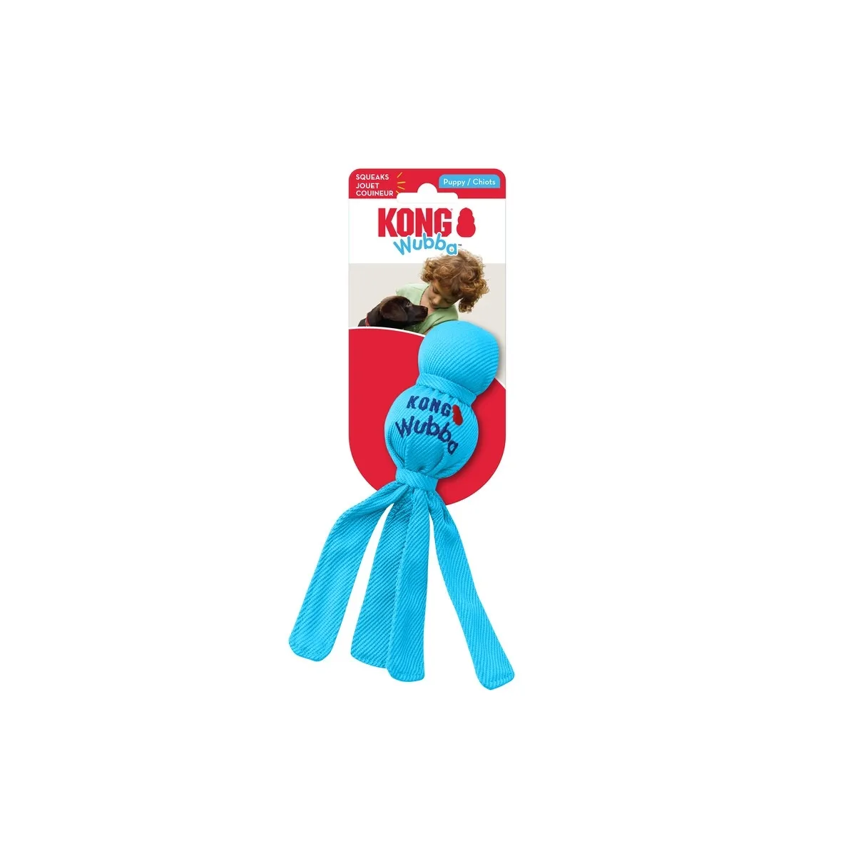 Kong Wubba Puppy текстильная игрушка для щенков - Изображение товара 1