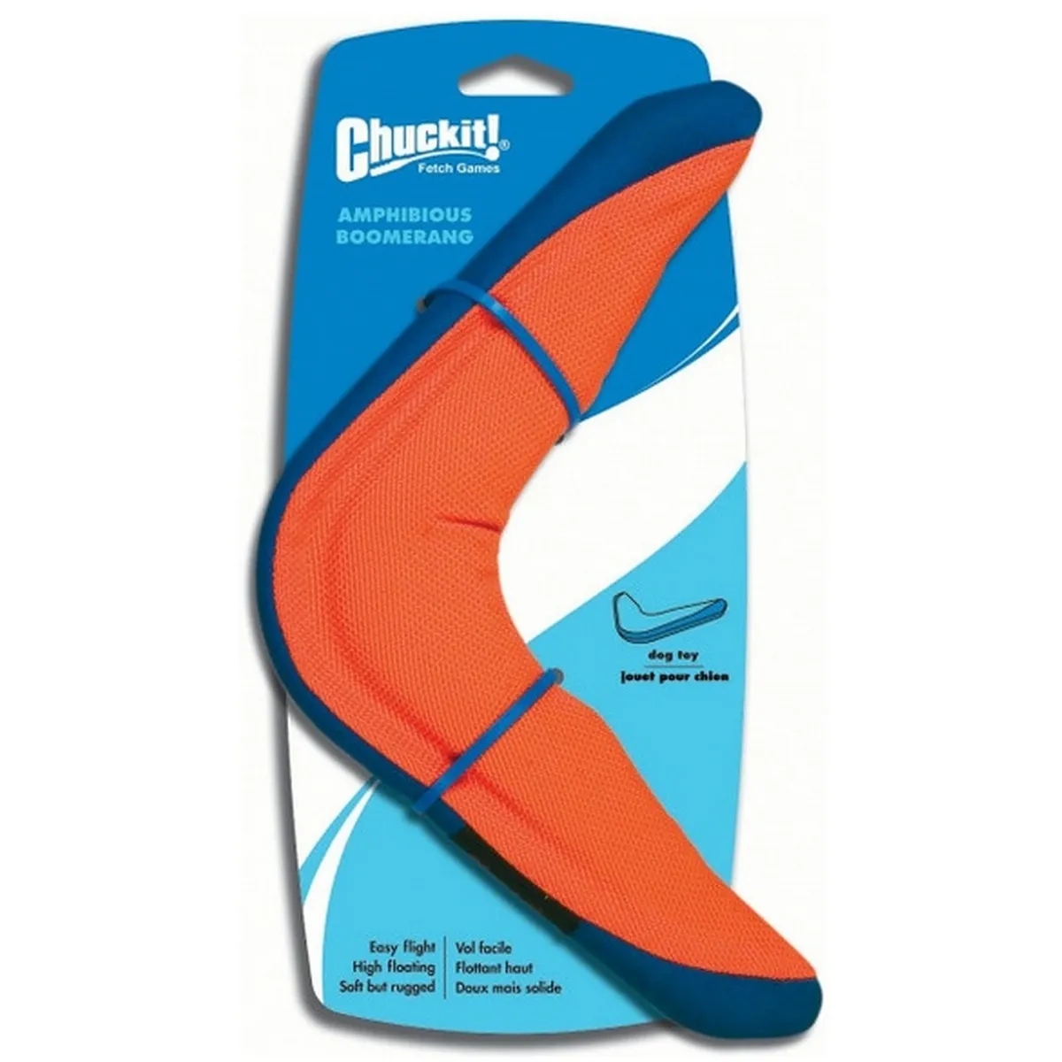 Chuckit Amphibious Boomerang  M, игрушка для собак, цвет на выбор - Изображение товара 1