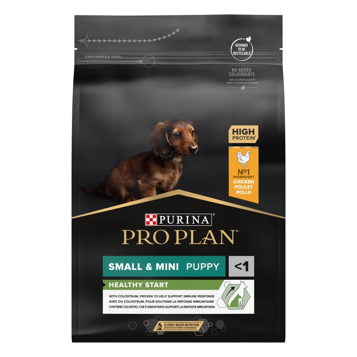 Pro Plan сухой корм для щенков мелких пород, курица, 3 кг - Изображение товара