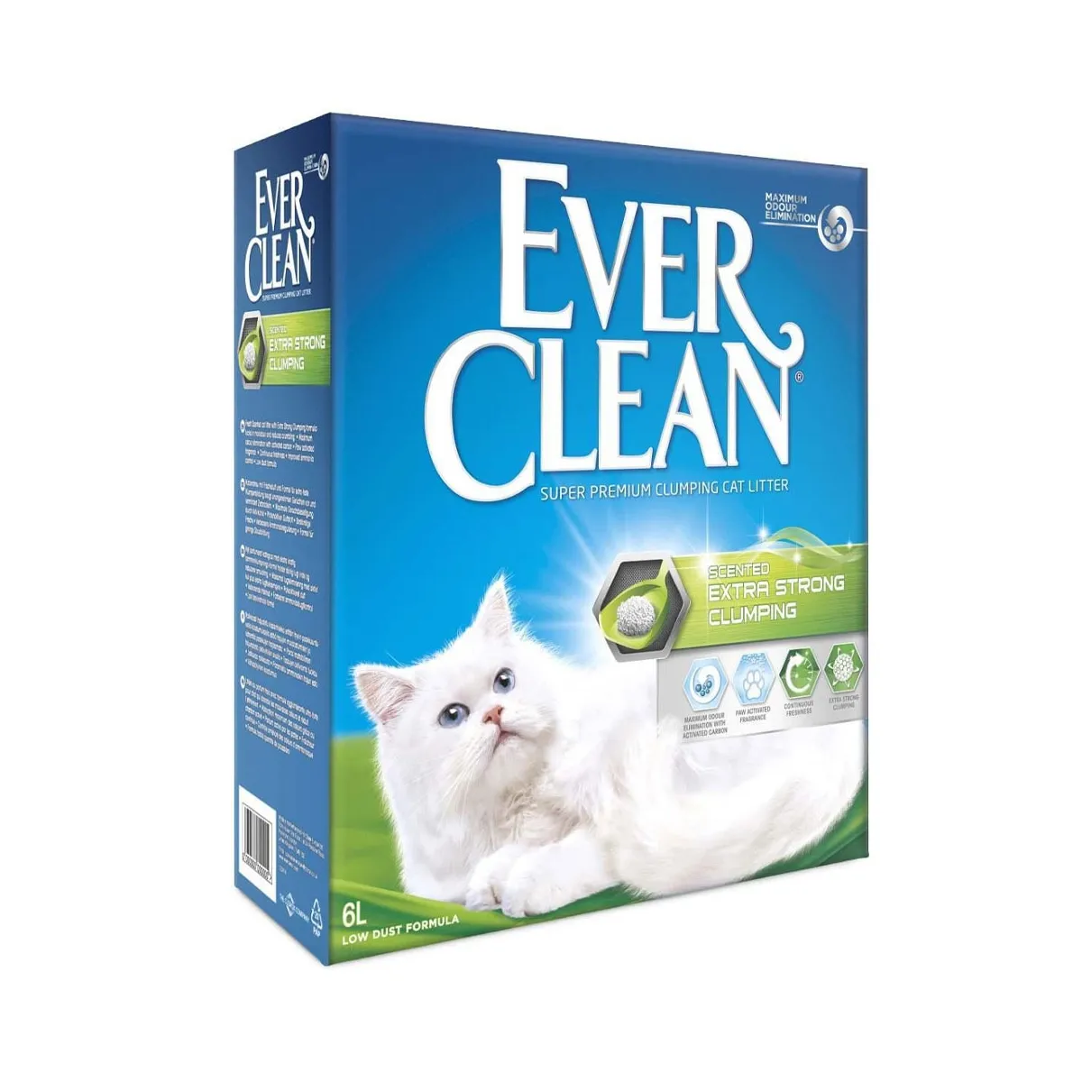 Ароматизированный наполнитель для кошачьего туалета Ever Clean Extra Strong 6 кг - Изображение товара