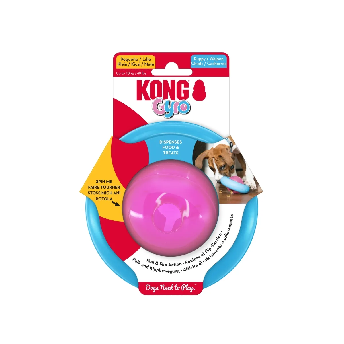 KONG GYRO KUTSIKA MÄNGUASI S VALIK - Изображение товара 1