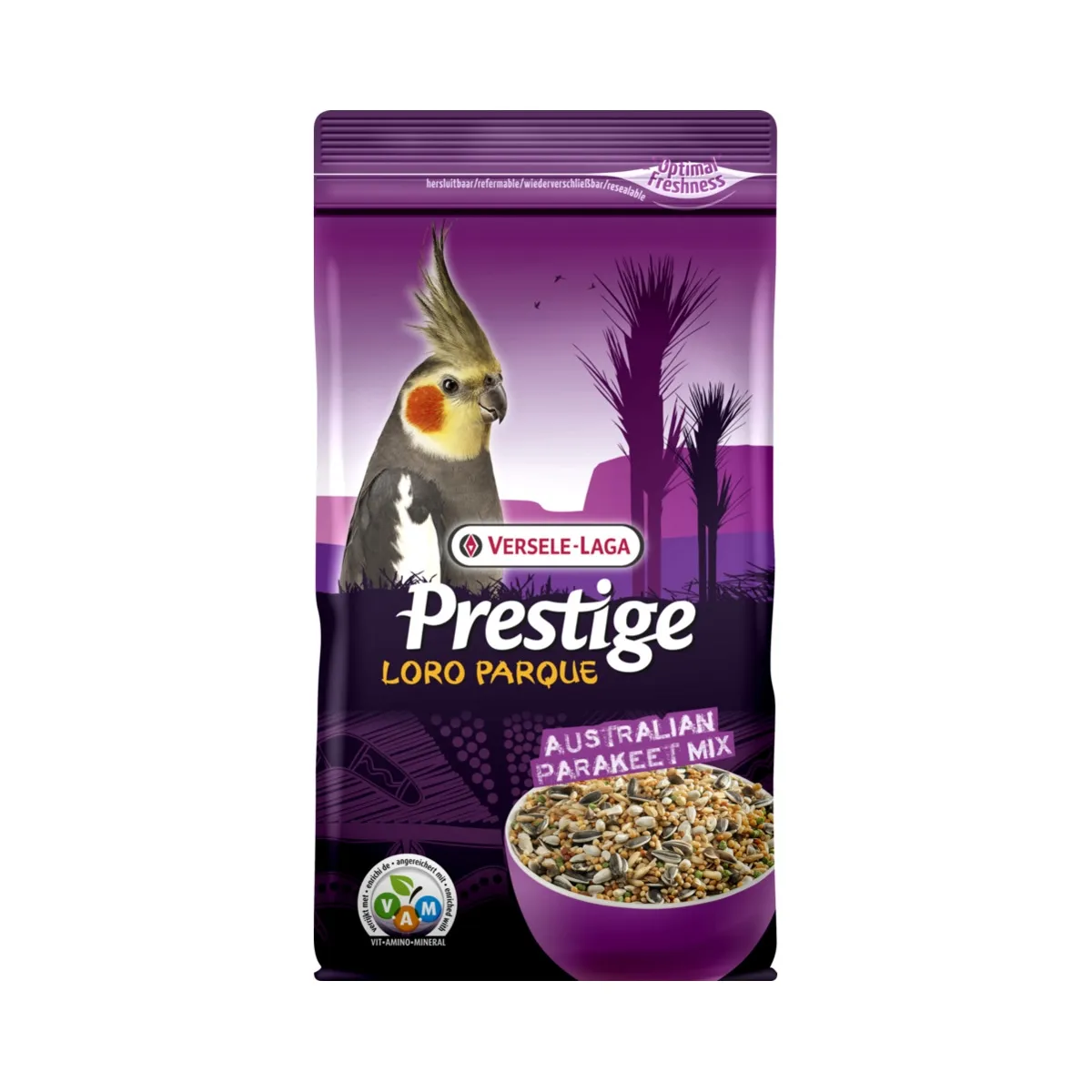 Полноценный корм для птиц VERSELE-LAGA PREM.PRESTIGE AUSTRALIAN PARAKEET 800 г - Изображение товара