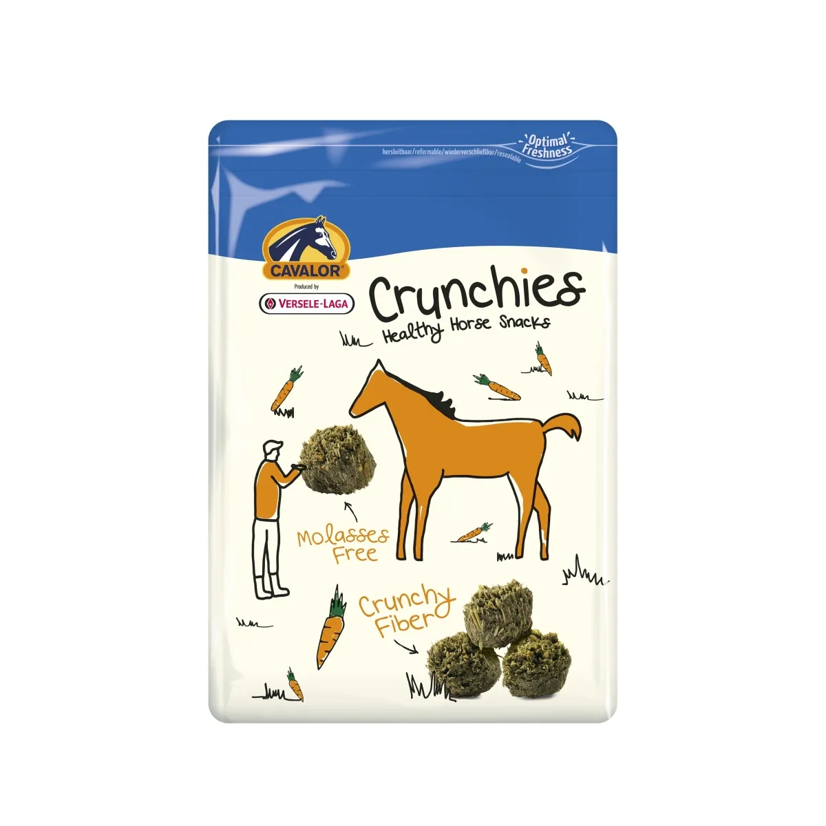 Cavalor Crunchies добавка для лошадей, 1, 5 kg - Изображение товара