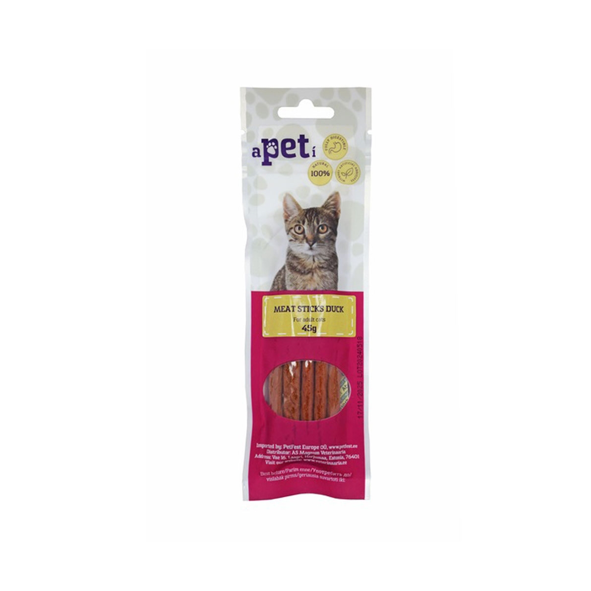 APETI KASSI MAIUS PARDILIHA PULGAD 45G - Изображение товара
