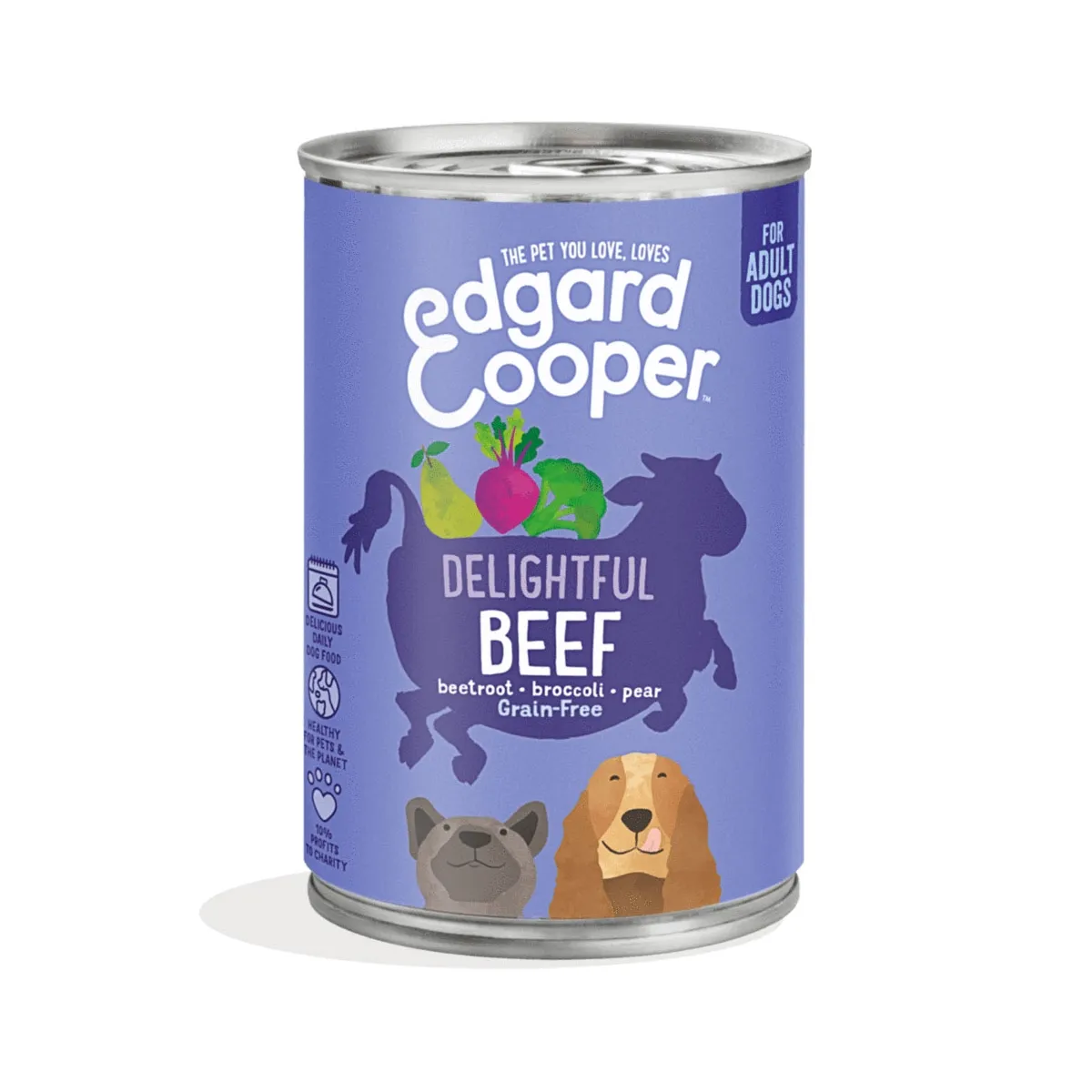 Edgard Cooper косервы для собак, говядина, 400 г - Изображение товара 1