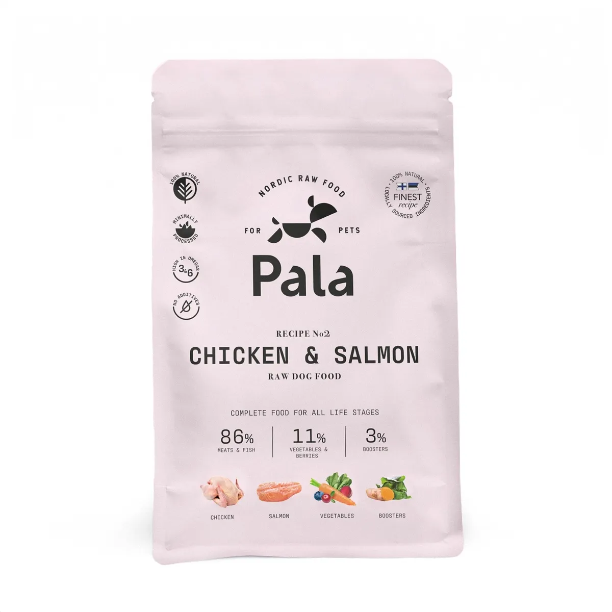 PALA KOERA TOORTOIT KANA/LÕHE 1KG - Изображение товара 1