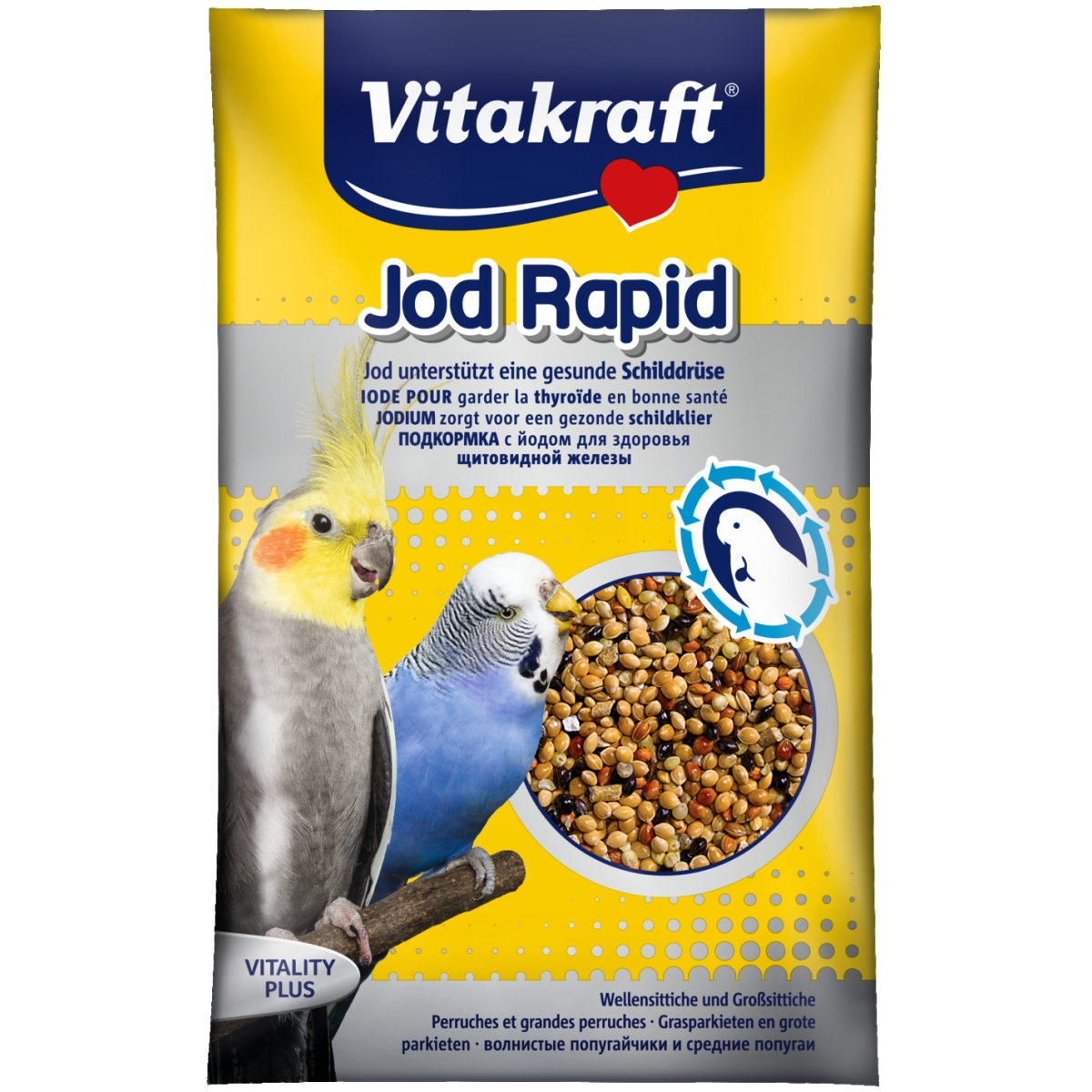 Vitakraft Jod Rapid пищевая добавка для птиц, 20 г - Изображение товара