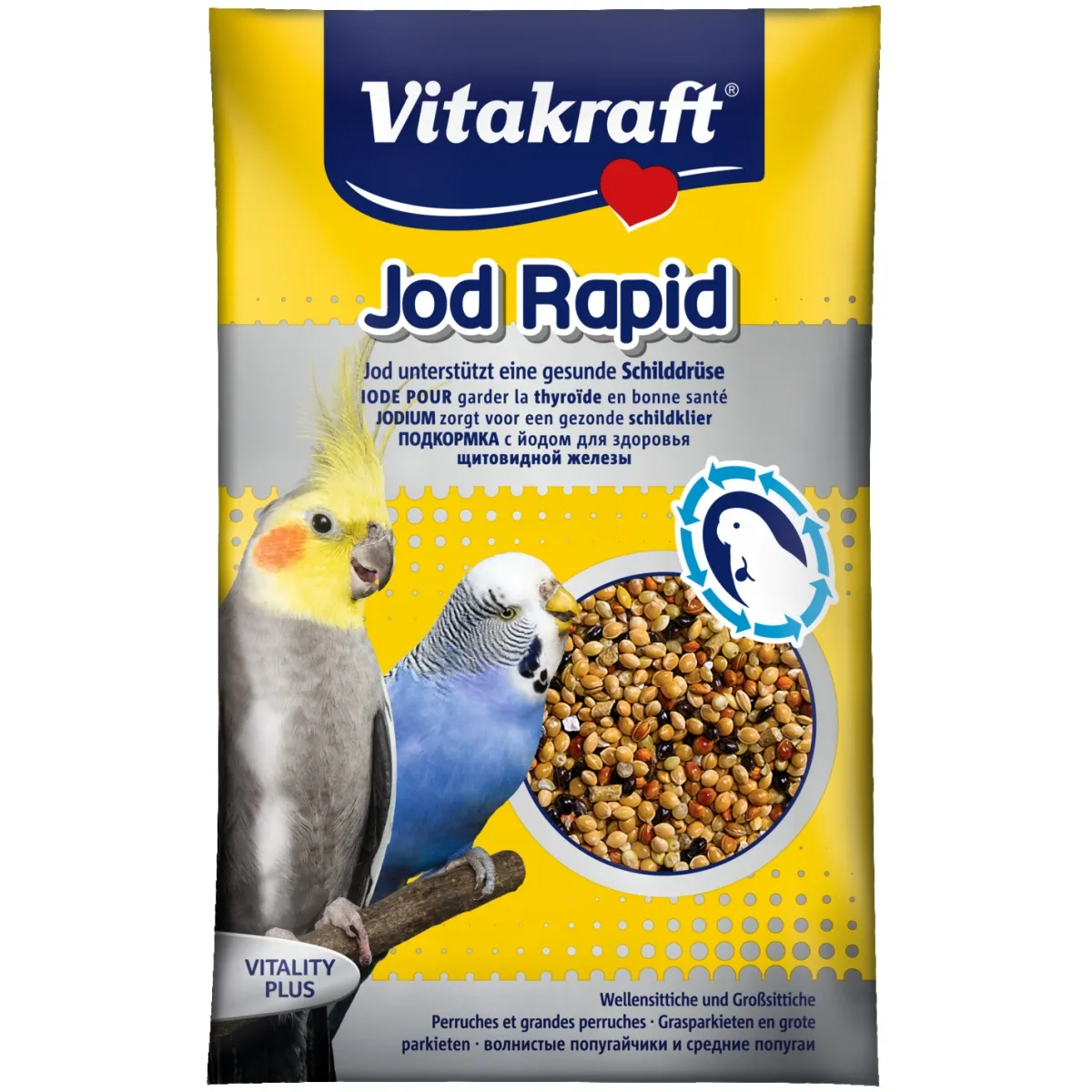 Vitakraft Jod Rapid пищевая добавка для птиц, 20 г - Изображение товара