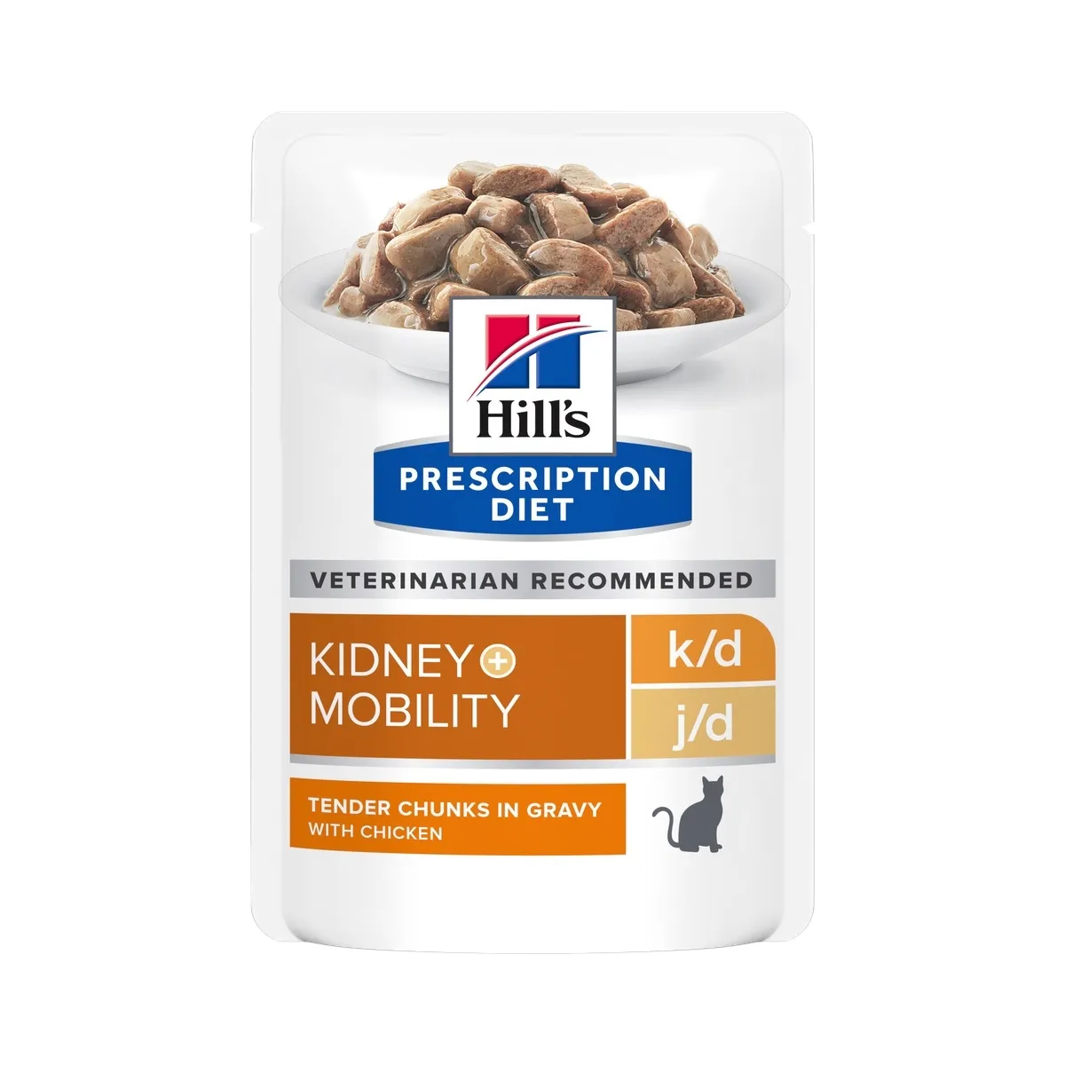 Hills PD K/D / Mobility Feline Adult - консервы для кошек, курица, 85г - Изображение товара