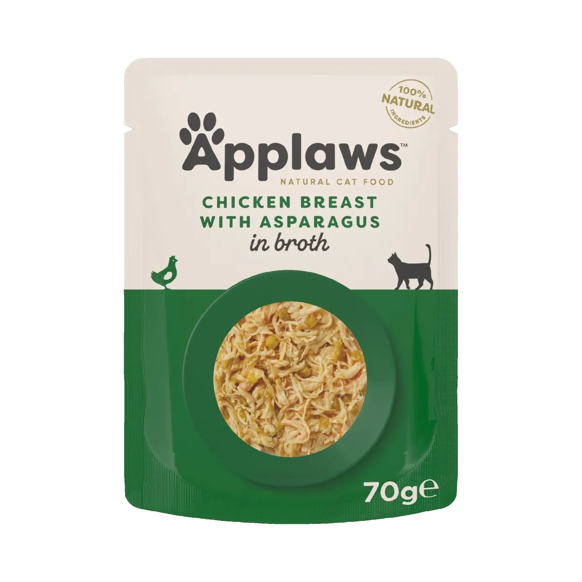 Applaws влажный корм для кошек, курица/спаржа, 70 г - Изображение товара 1