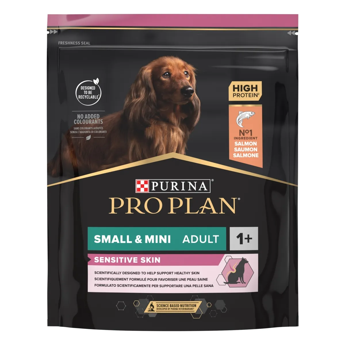 Pro Plan корм для собак мелких пород с проблемной кожей, лосось, 0,7кг - Изображение товара