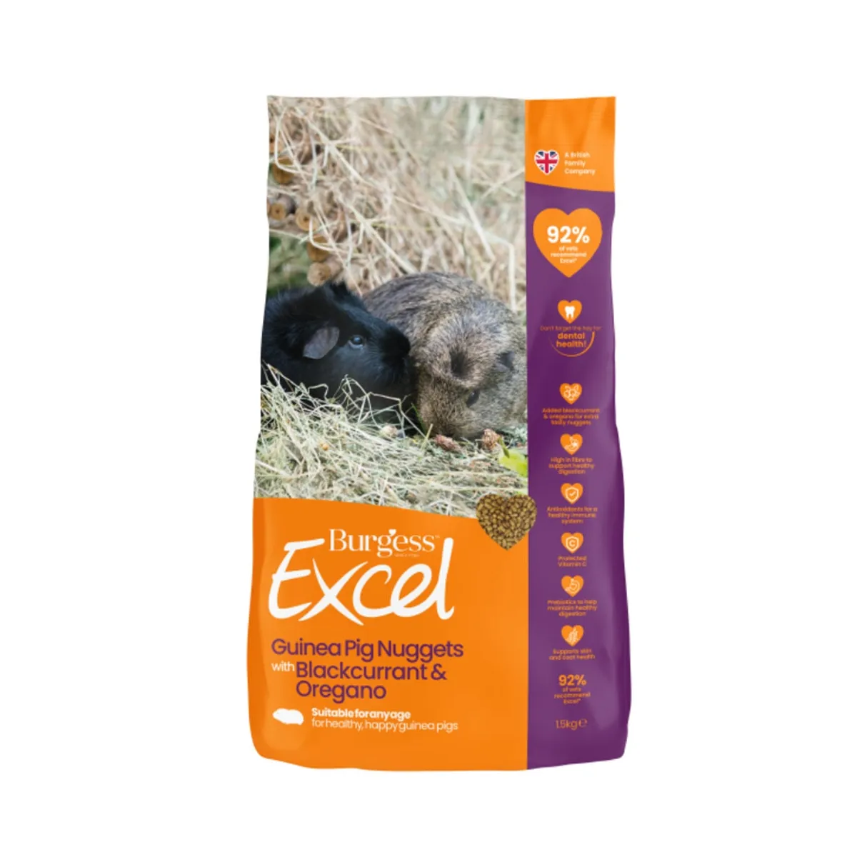 BURGESS EXCEL MERISEA TÄISSÖÖT BLACKCURRANT & OREGANO 1,5KG - Изображение товара