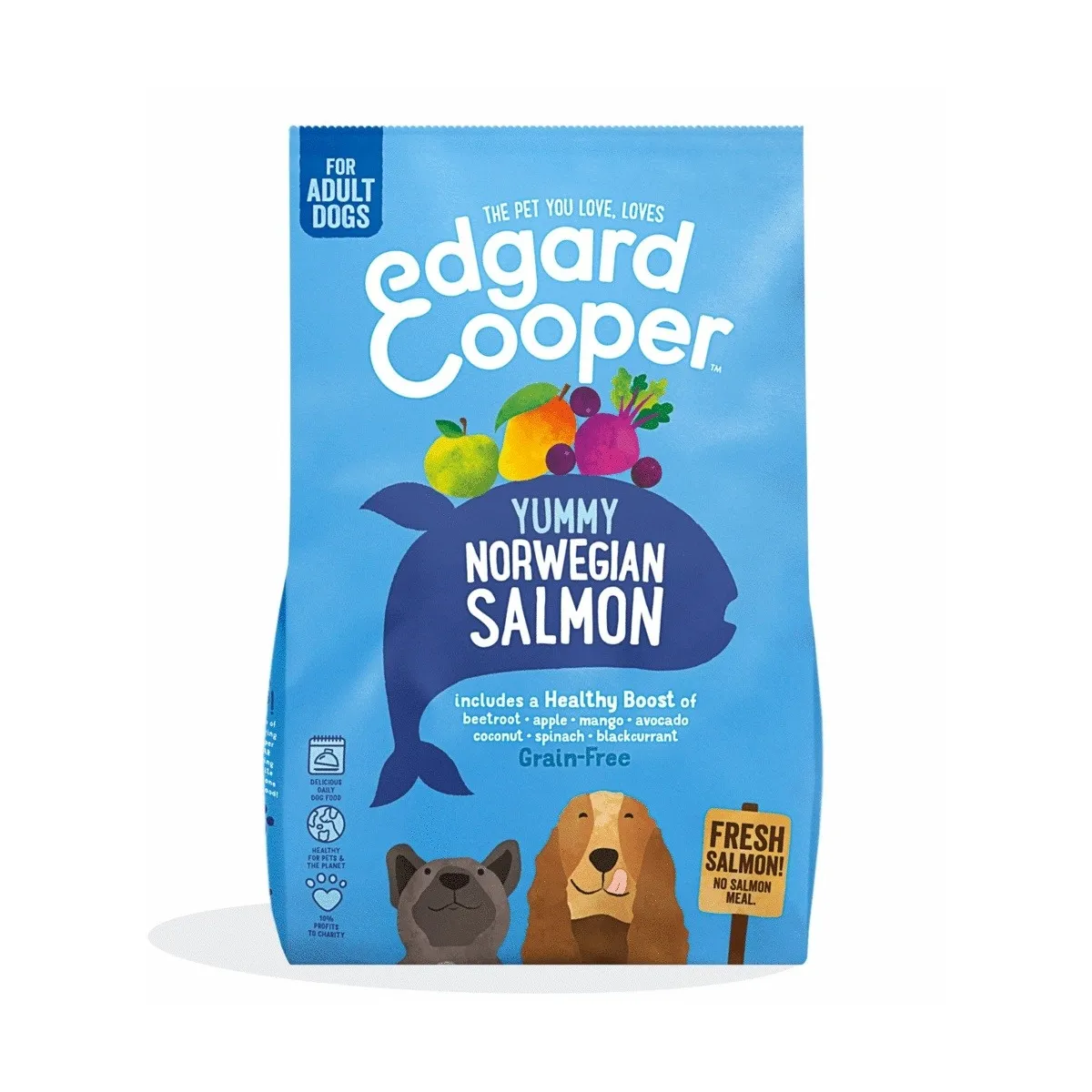 Edgard Cooper сухой корм для собак, норвежский лосось, 2,5  кг - Изображение товара 1