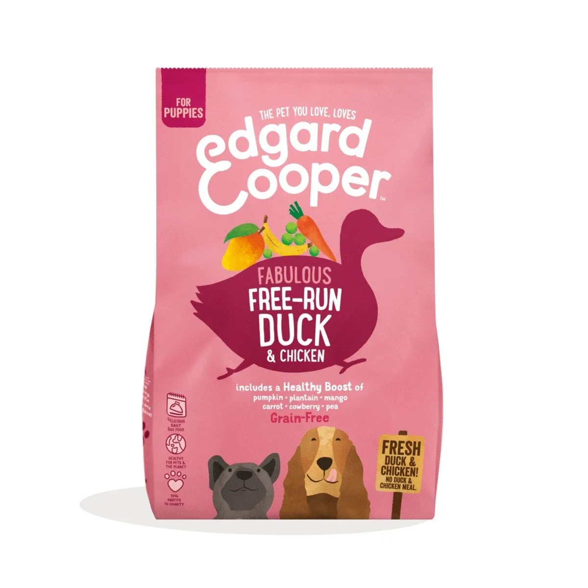 Edgard Cooper Free-Run корм для собак, утка/курица, 700 г - Изображение товара