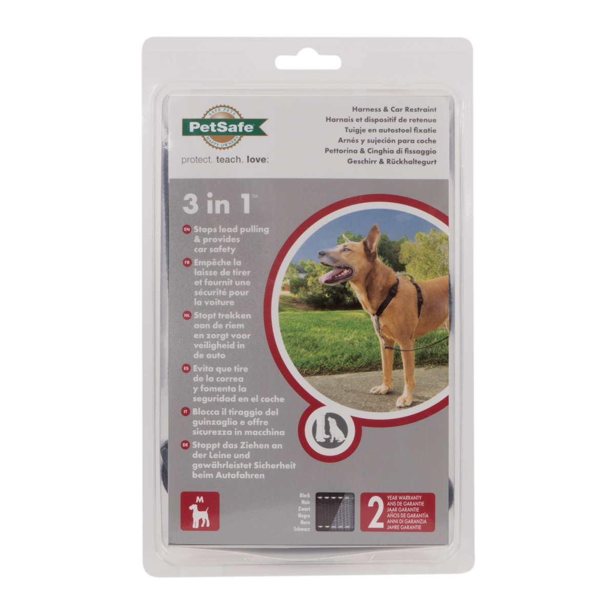 PETSAFE 3IN1™ TRAKSID JA AUTO TURVARIHM M MUST - Изображение товара