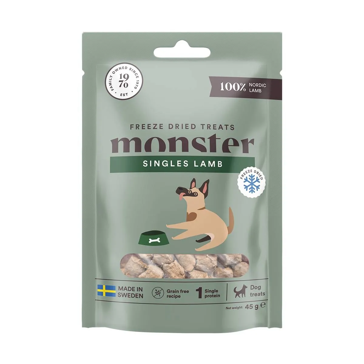 MONSTER DOG KOERA KÜLMKUIVATATUD MAIUS LAMMAS 45G* - Изображение товара