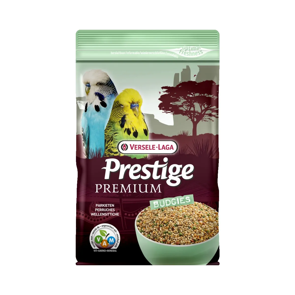 Полноценный корм для птиц VERSELE-LAGA PREM.PRESTIGE BUDGIES 800 г - Изображение товара