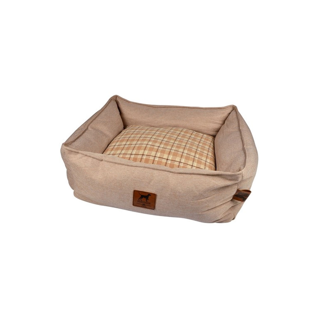 Лежанка для собак Love Story Heritage 65 x 60 x 21 см, бежевая
