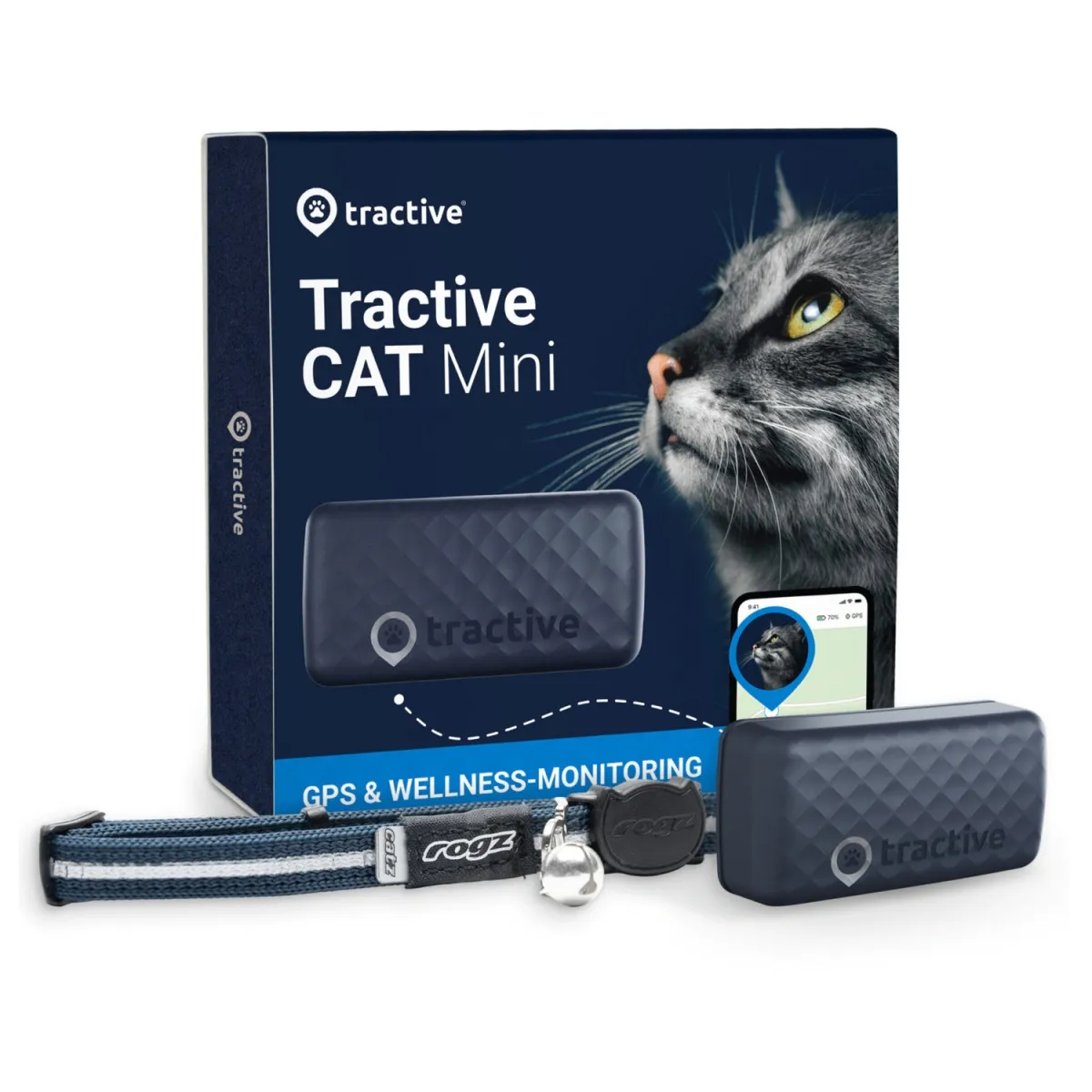 TRACTIVE MINI GPS POSITSIONEERIMIS SEADE KASSILE SININE - Изображение товара