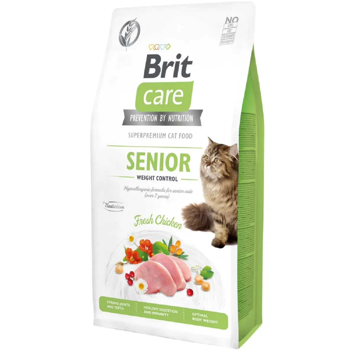 BRIT CARE KASSI TÄISSÖÖT SEENIOR WEIGHT CONTROL 400G* - Изображение товара