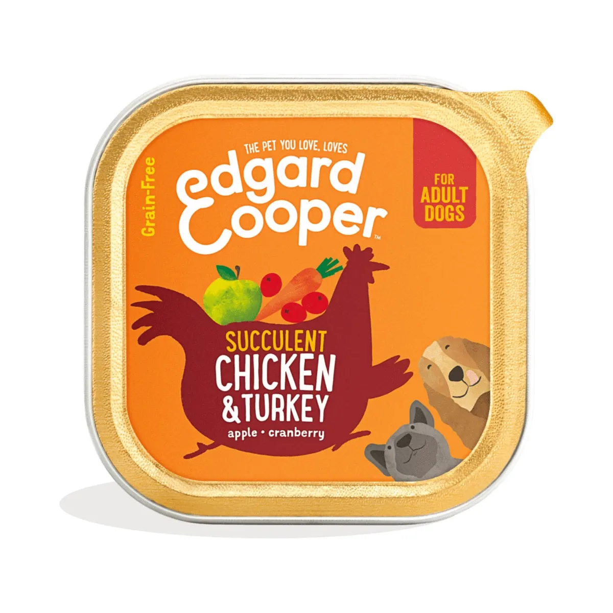 Edgard Cooper консервы для собак, курица/индейка, 150 г - Изображение товара