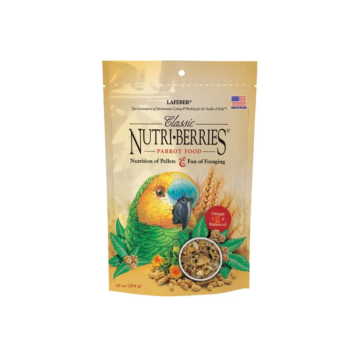 NUTRI-BERRIES LINDUDE TÄISSÖÖT PARROT 284G - Изображение товара 1