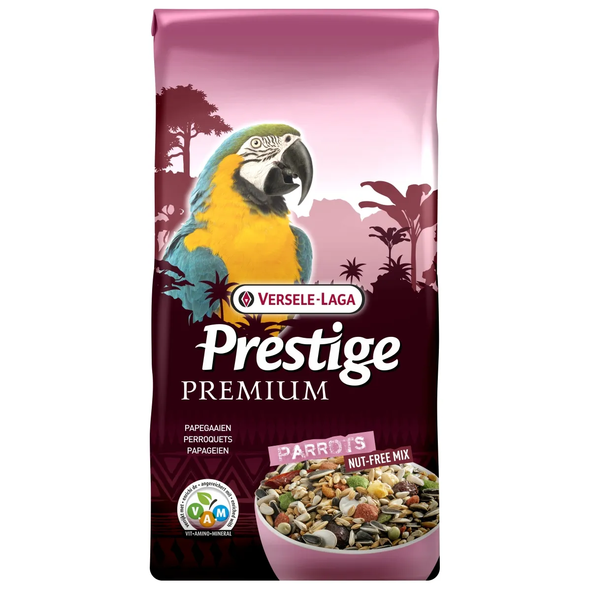 Versele-Laga Prem.Prestige Parrots корм для попугаев, 2 кг - Изображение товара