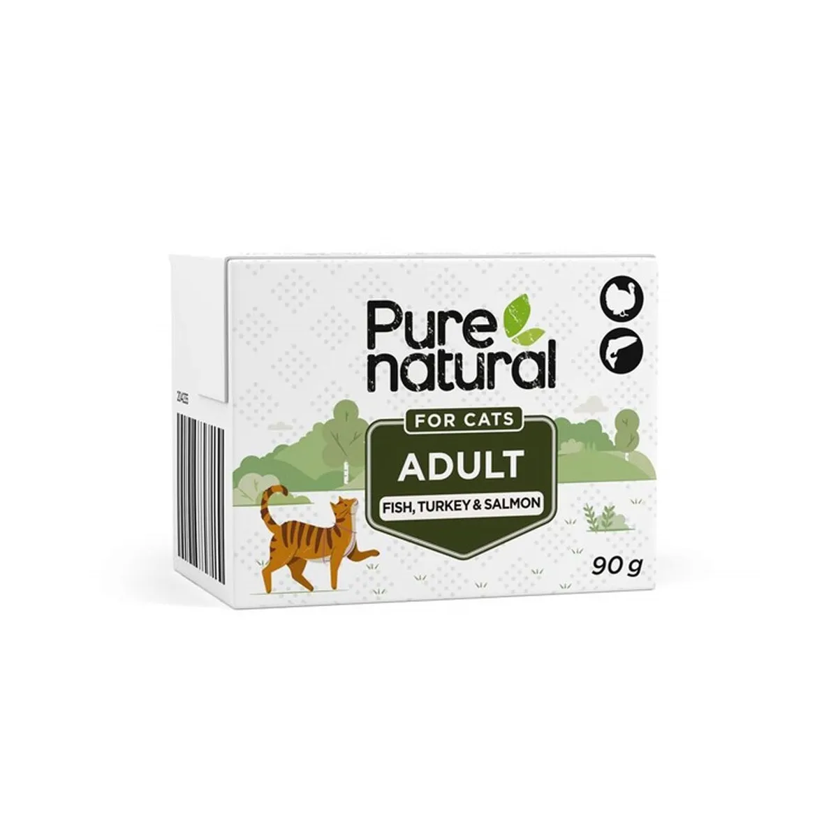 PURENATURAL KASSI MÄRGTOIT OOKEANIKALA/KALKUN/LÕHE 90G* - Изображение товара