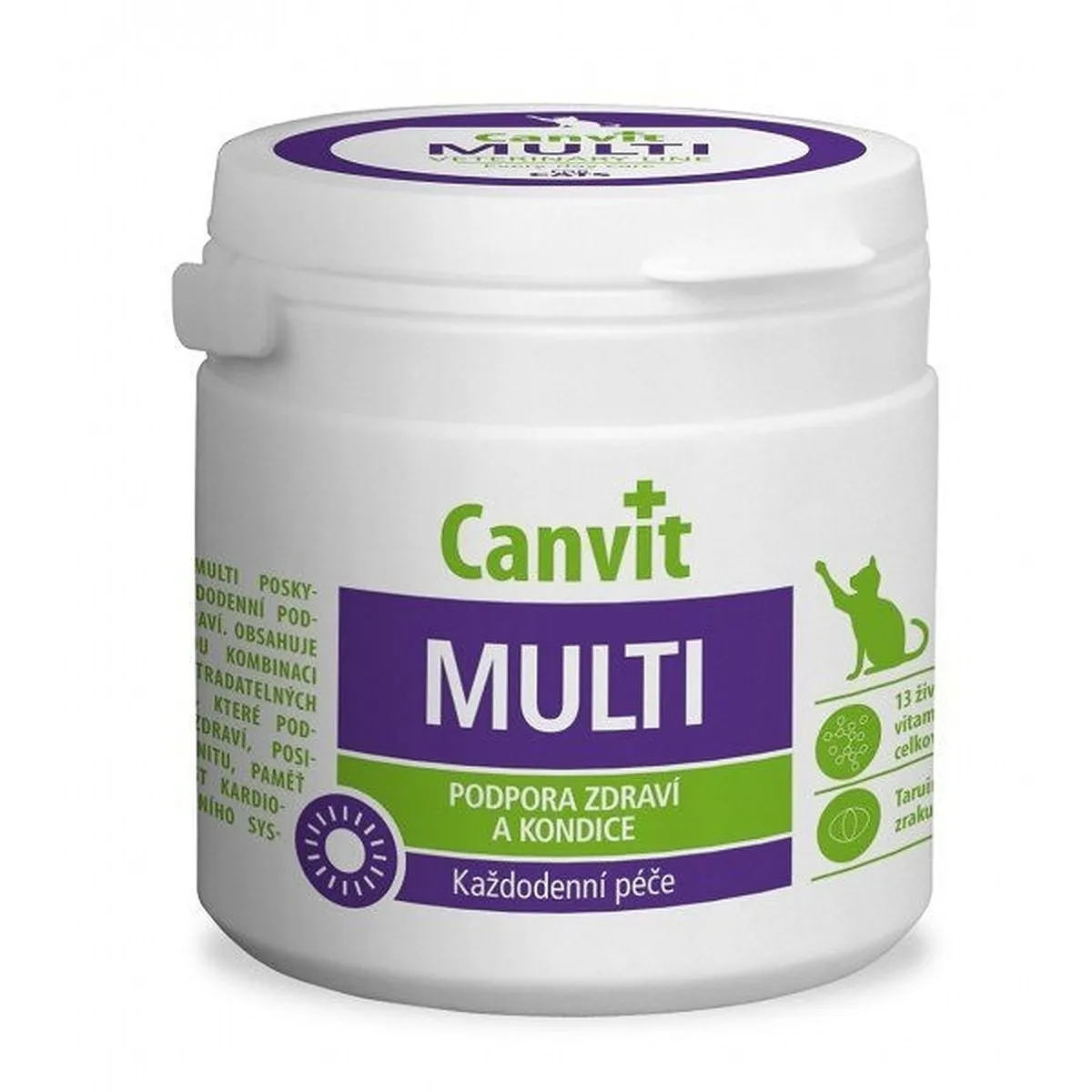 Canvit Multi пищевая добавка для кошек, 100г, 100 тбл - Изображение товара