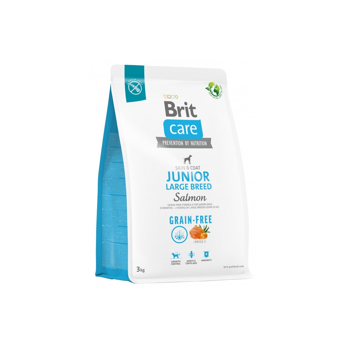 BRIT CARE KOERA TÄISSÖÖT SUUR TÕUG JUUNIOR LÕHE 3KG # - Изображение товара