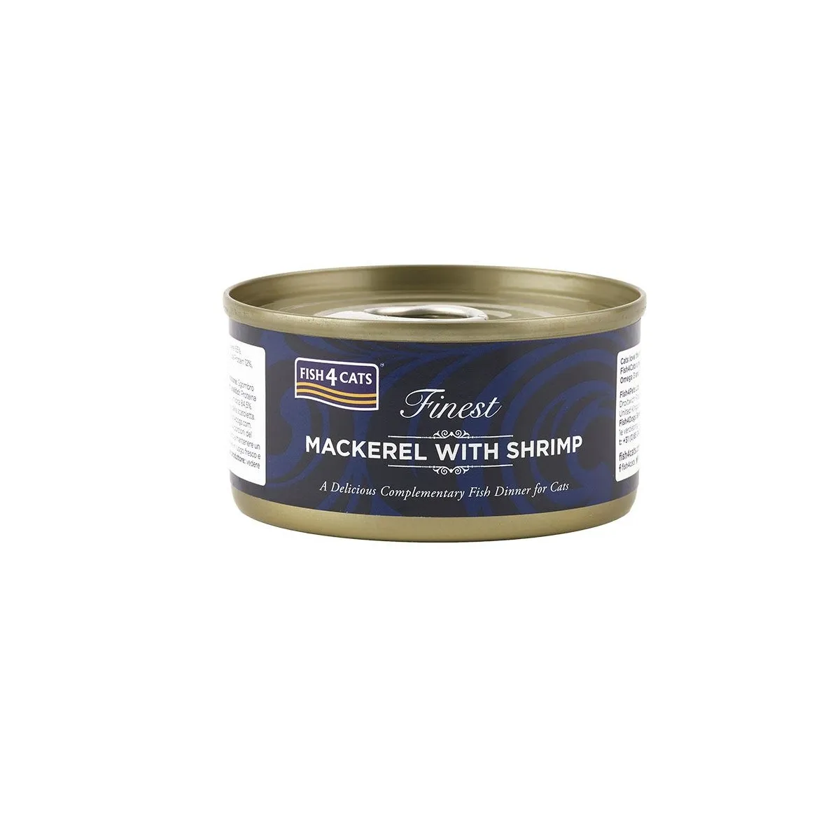 Fish4Cats консервы для кошек, скумбрия/креветки, 70 г - Изображение товара 1