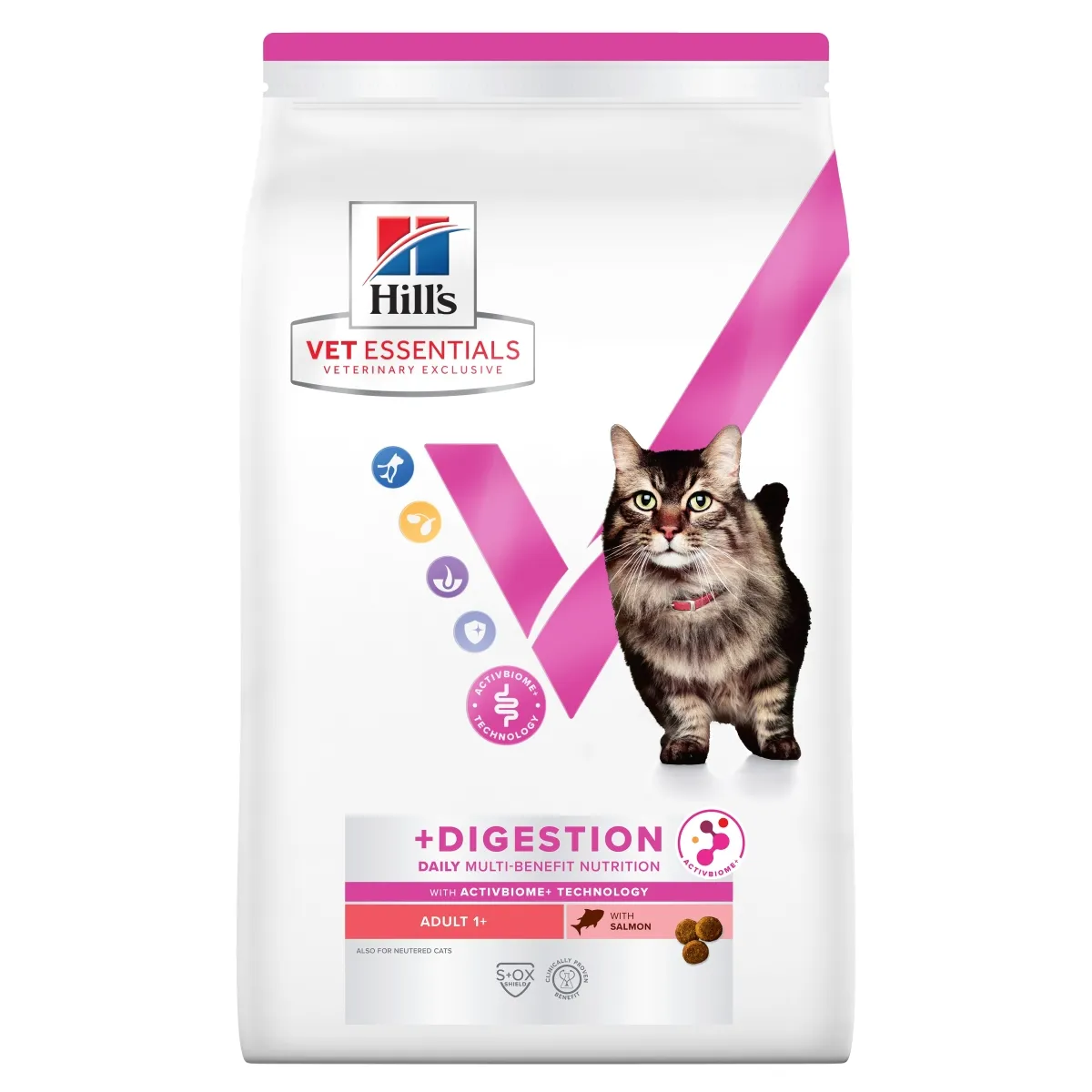 HILLS VE KASSI TÄISSÖÖT MB+DIGESTION LÕHE 1,5KG - Изображение товара