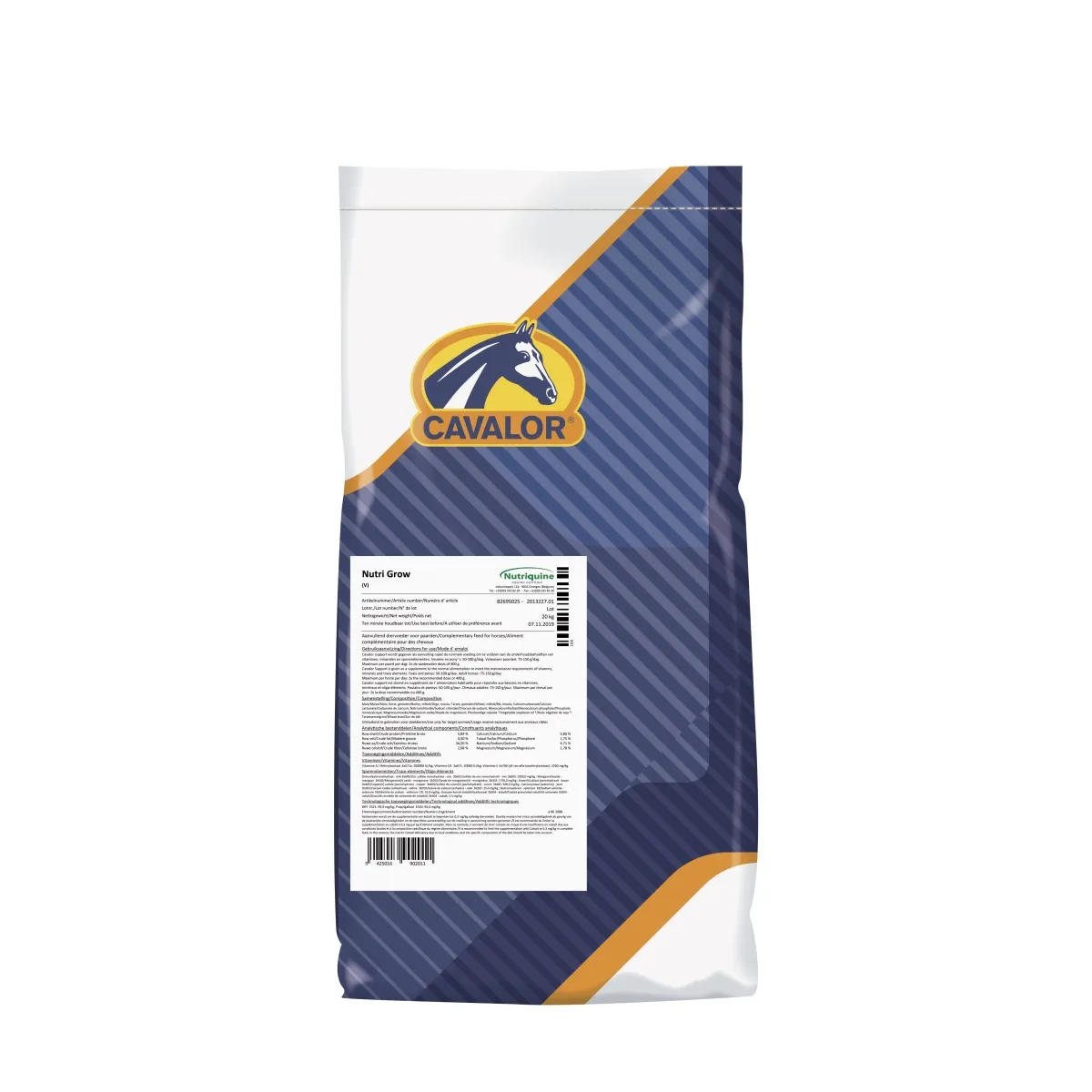Добавка для лошадей Cavalor Nutri Grow 20 кг - Изображение товара