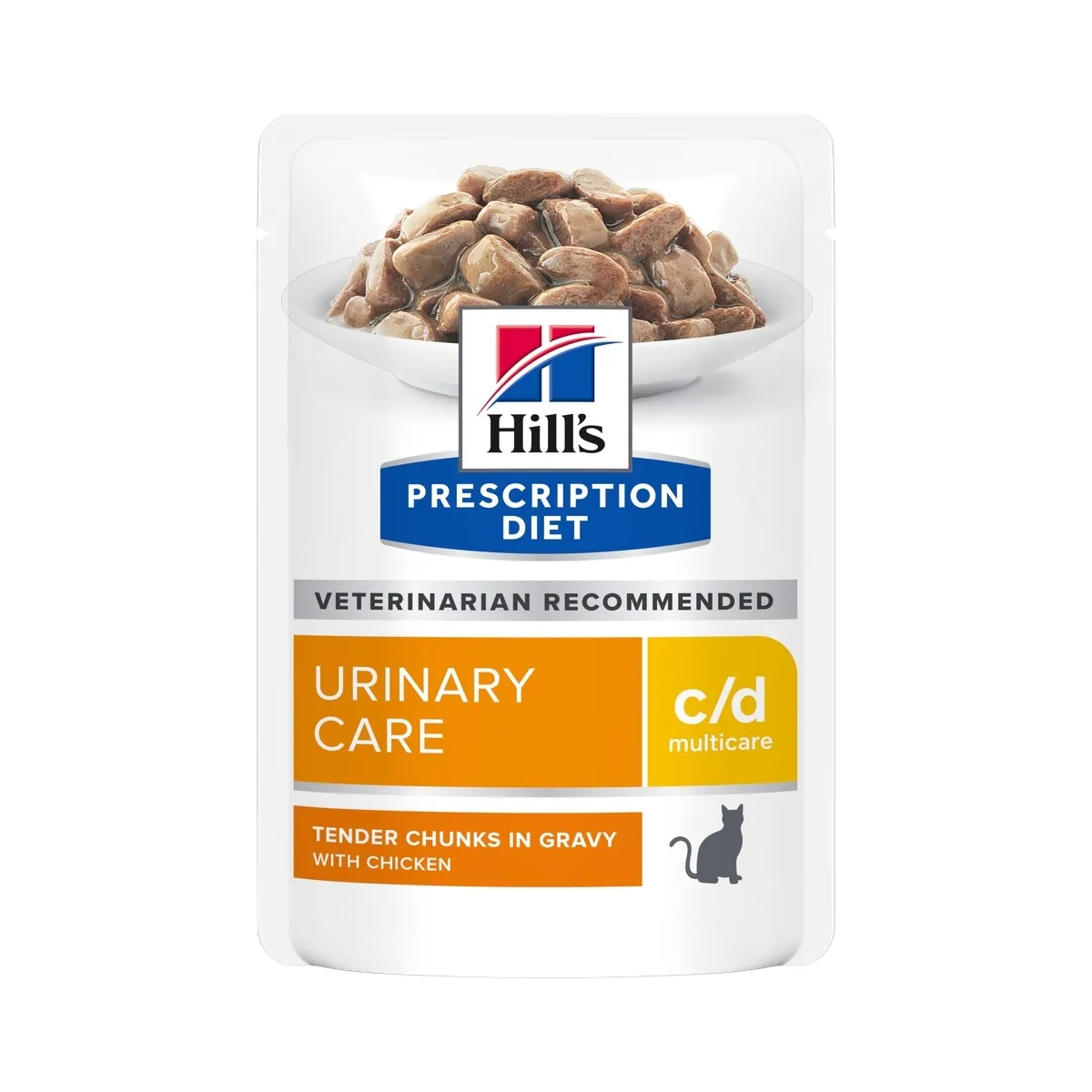 Hills PD C/D Feline Adult - консервы для кошек, курица, 85г - Изображение товара