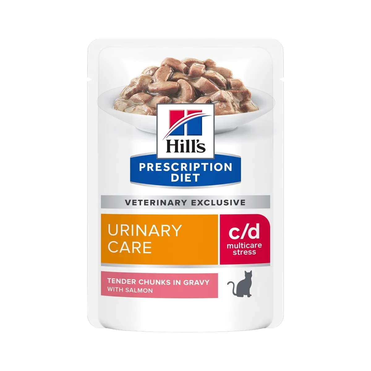 Hills PD C/D Feline Adult - консервы для кошек, лосось, 85г - Изображение товара