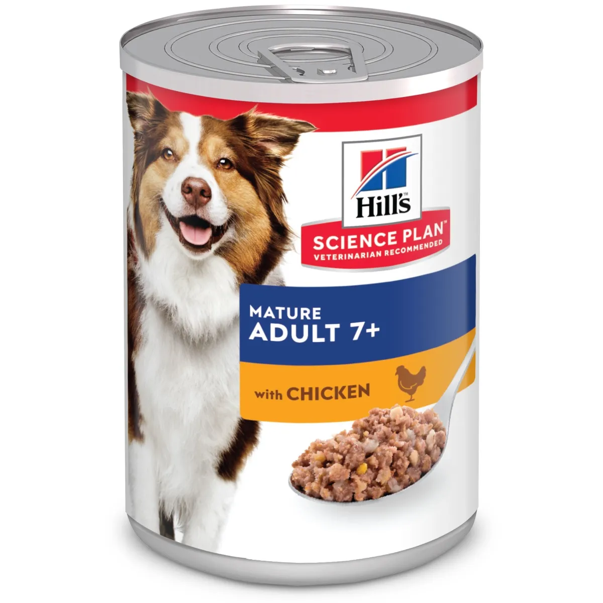 Hills консервы для пожилых собак, курица, 370 г - Изображение товара