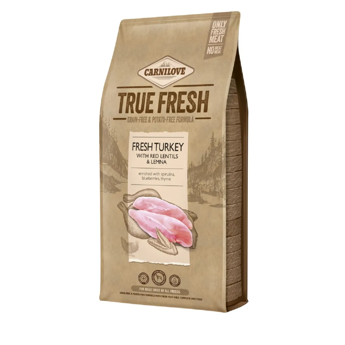 CARNILOVE TRUE FRESH KOERA TÄISSÖÖT KALKUN 4KG * - Изображение товара