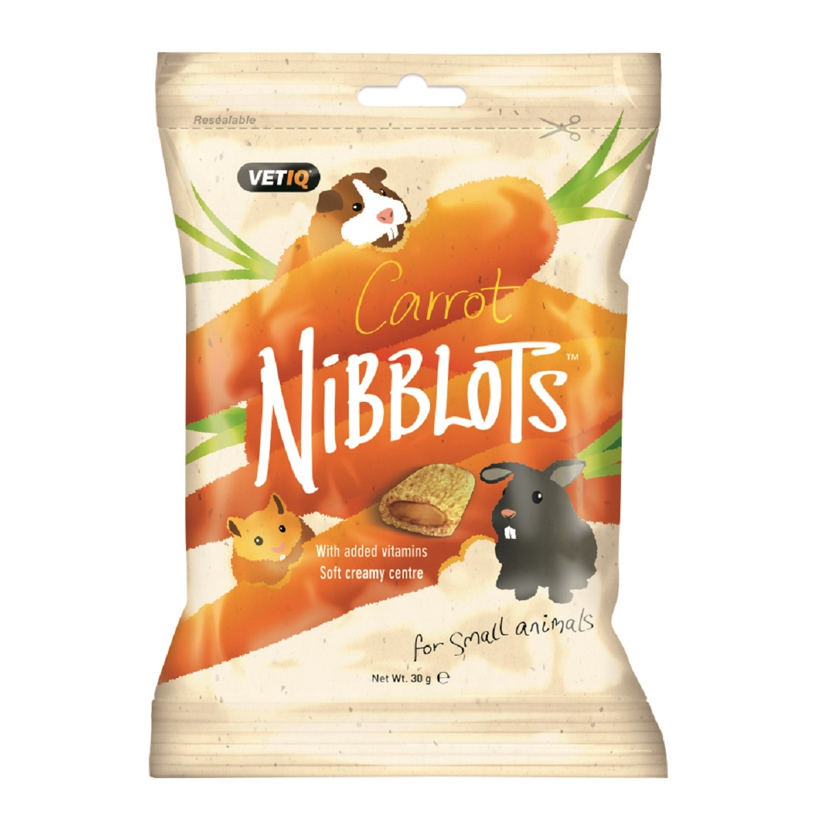 VETIQ VÄIKELOOMA MAIUS NIBBLOTS CARROT 30G - Изображение товара 1
