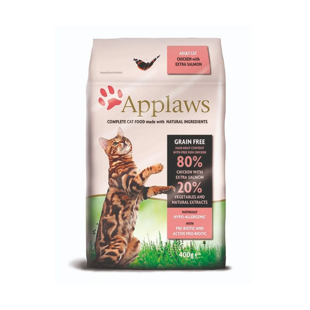Applaws сухой корм для кошек, курица/лосось 400 г - Изображение товара 1